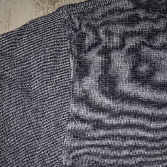 NWOT Mens Cypress Club Gray Heathered Short Sleeve Pocket Collared Dress Shirt L - Picture 4 of 4